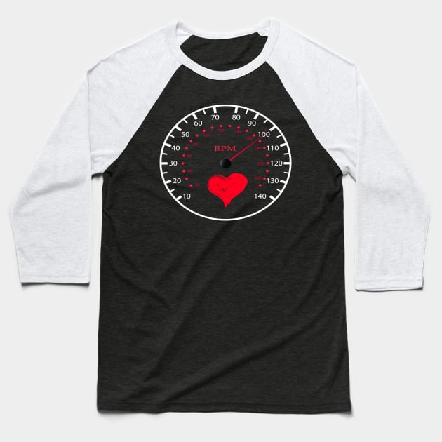 speedometer heart Baseball T-Shirt by TaBuR